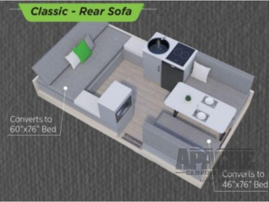 2026 Aliner Classic Rear Sofa in poulsbo WA