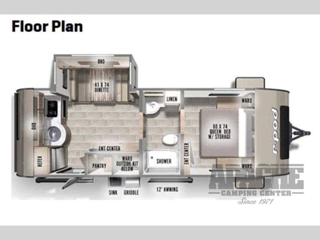 2024 Forest River Rv R Pod RP-202 in everett WA