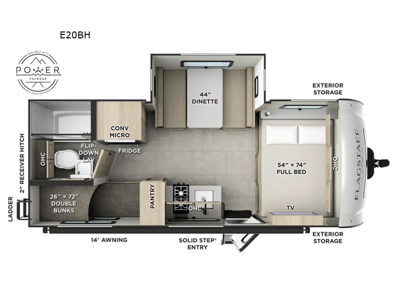 2026 Forest River Rv Flagstaff E-Pro E20BH in poulsbo WA