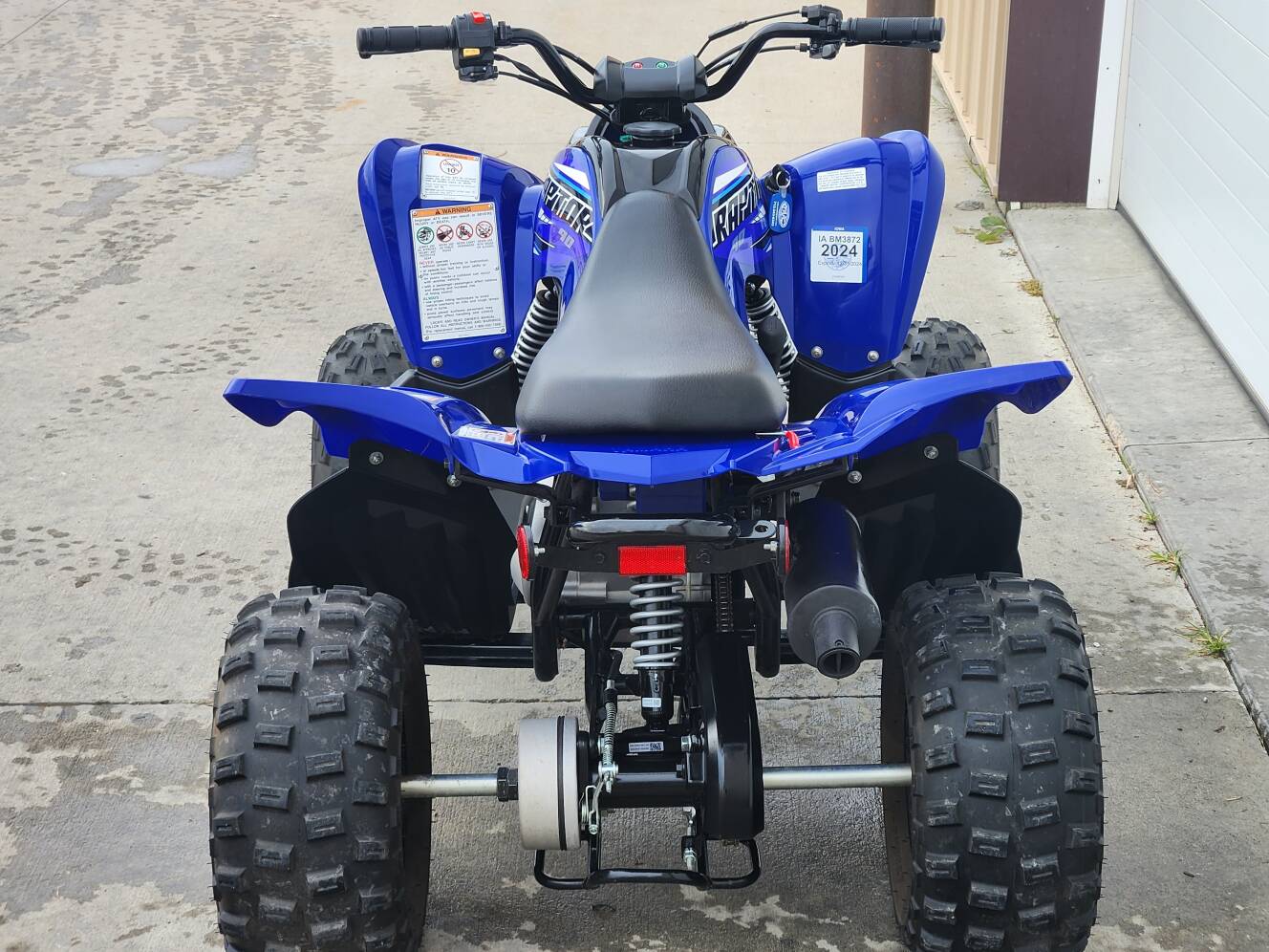 A photo of this 2022 Yamaha Raptor 90