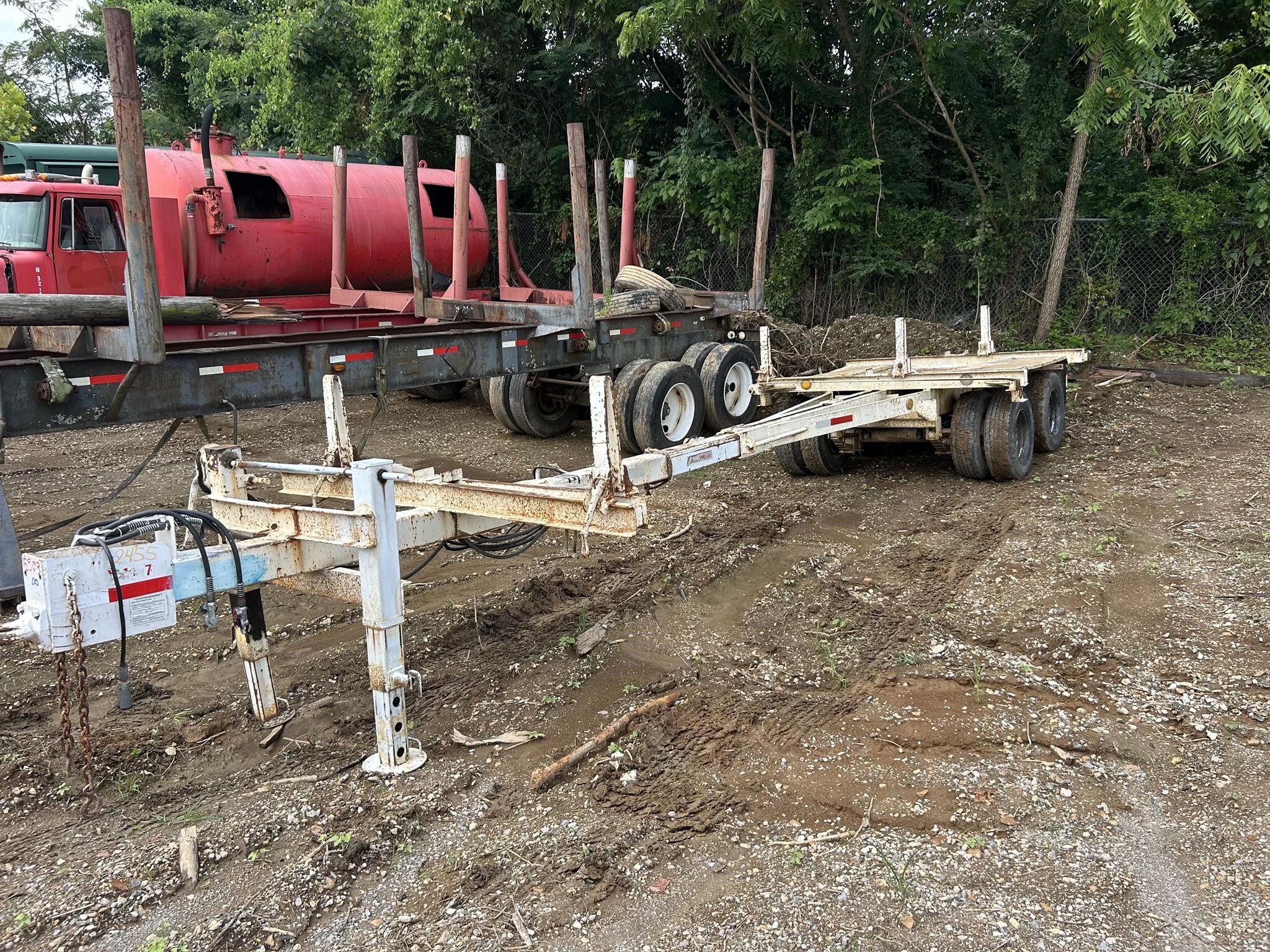 1995 KIEFER 40 FT POLE TRAILER in Covington, TN