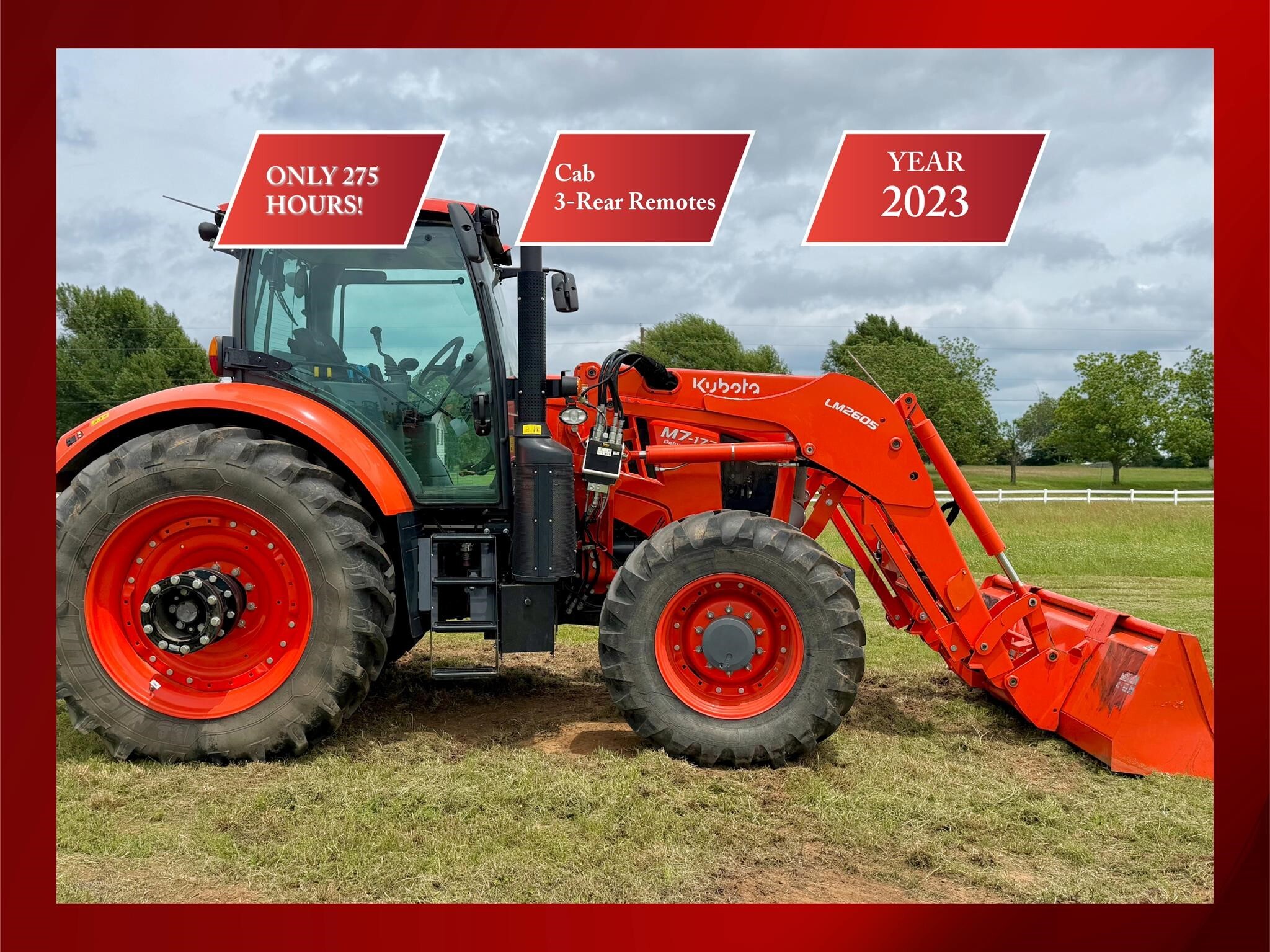 2023 KUBOTA M7-172 DELUXE in Trinidad, TX