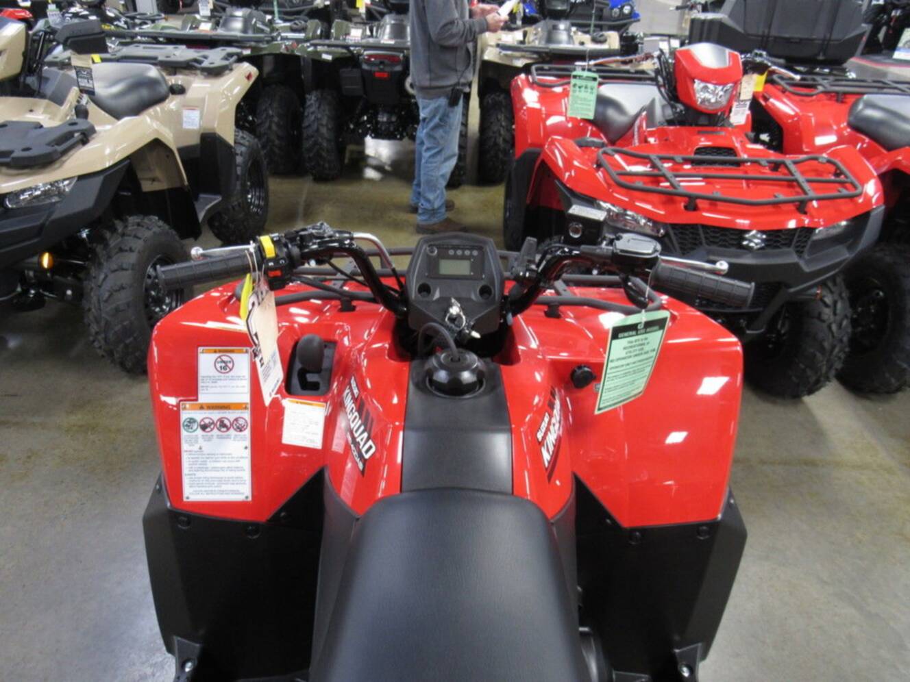 A photo of this 2025 Suzuki KingQuad 400ASi