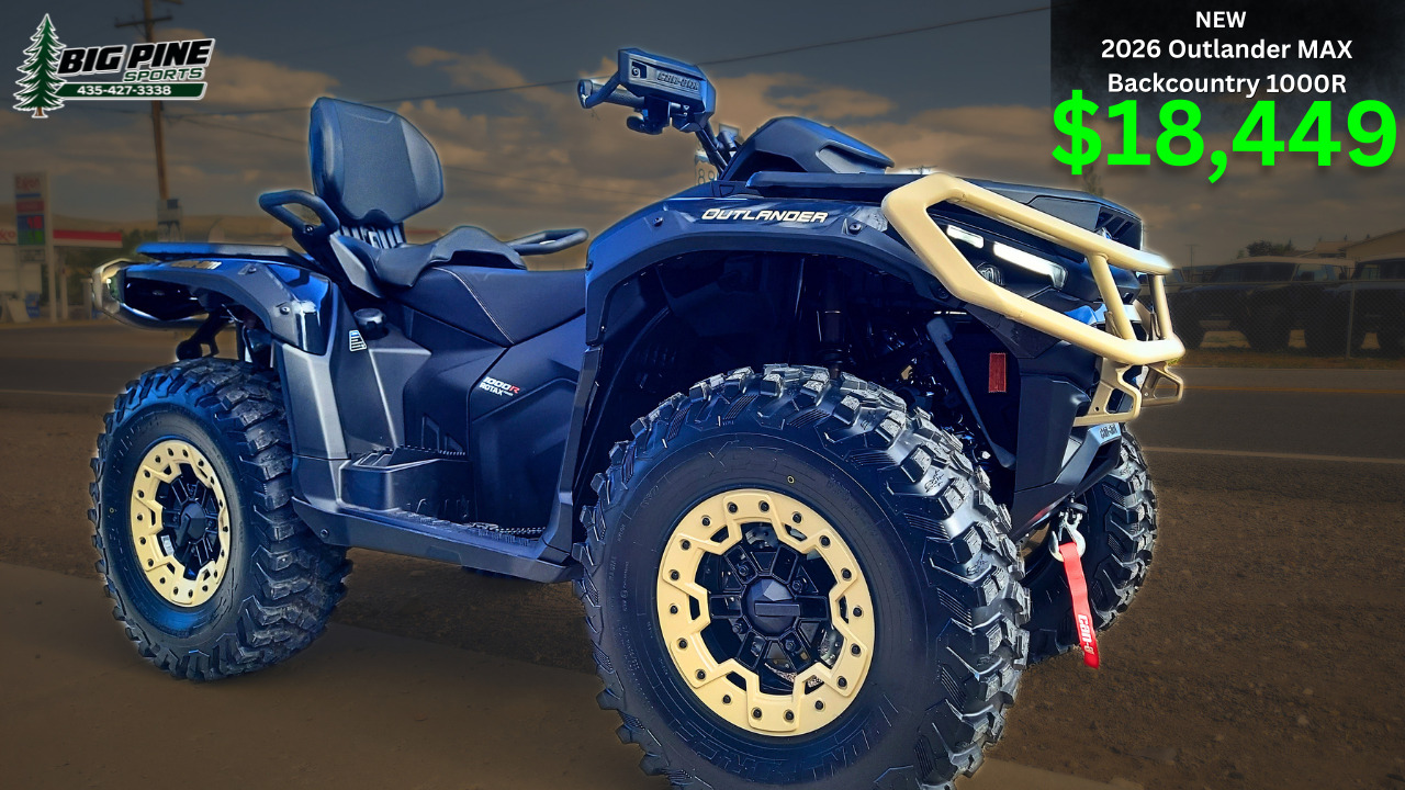 2026 Can-Am Outlander MAX Backcountry 1000R in fairview UT