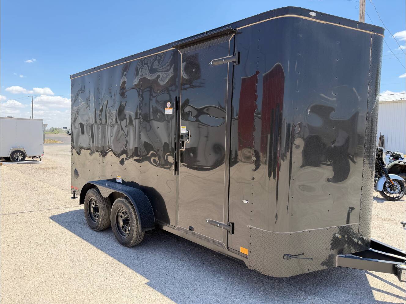 A photo of this 2026 Cargo Craft 7X16X7 EV / W SPARE