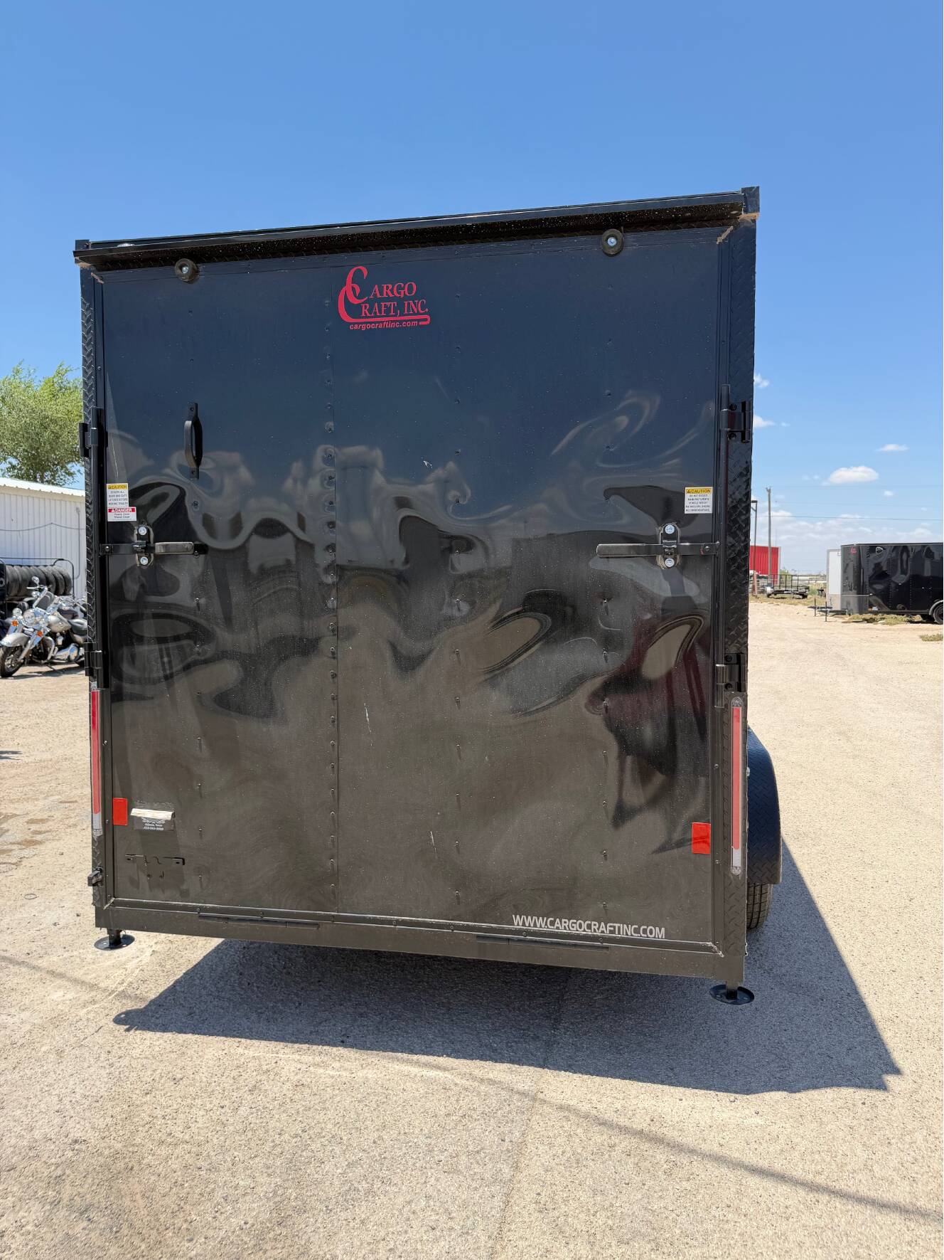 A photo of this 2026 Cargo Craft 7X16X7 EV / W SPARE