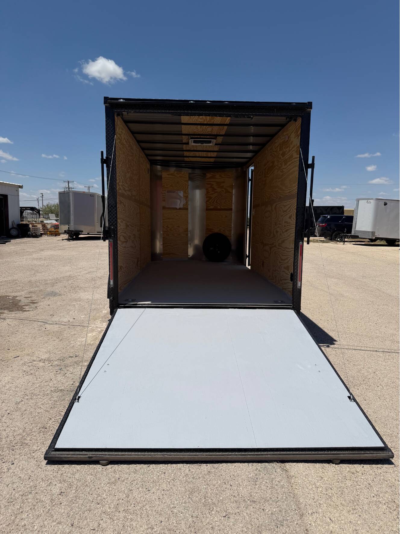 A photo of this 2026 Cargo Craft 7X16X7 EV / W SPARE
