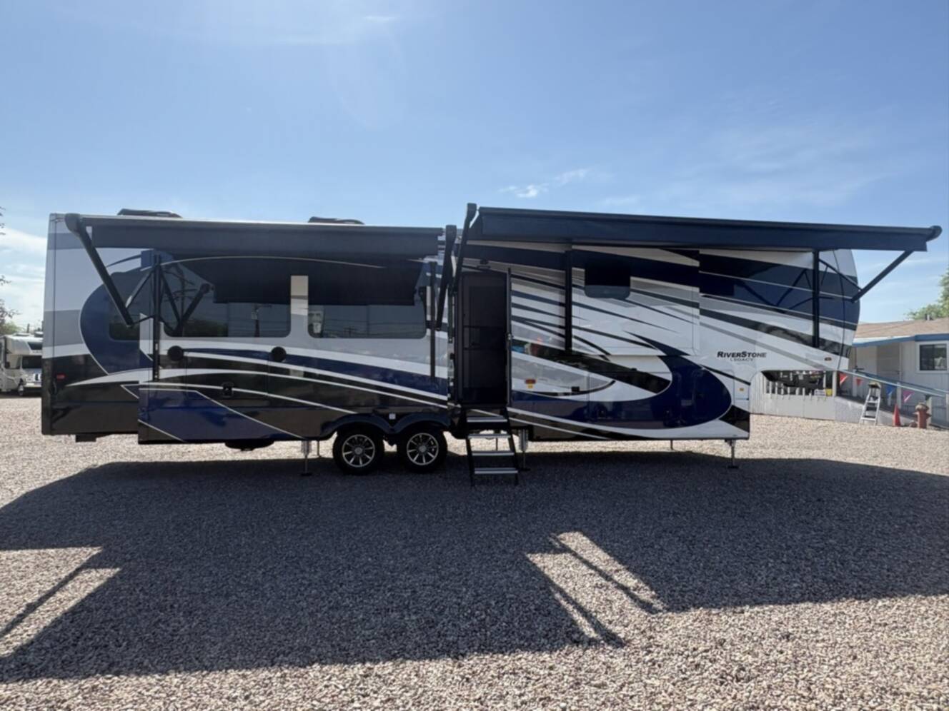 A photo of this 2021 Forest River RIVERSTONE 39RKFB