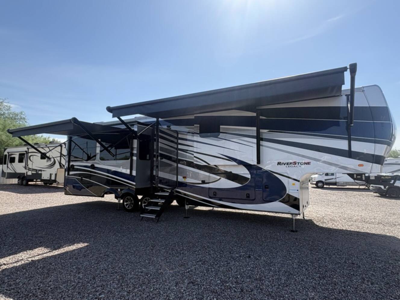 A photo of this 2021 Forest River RIVERSTONE 39RKFB