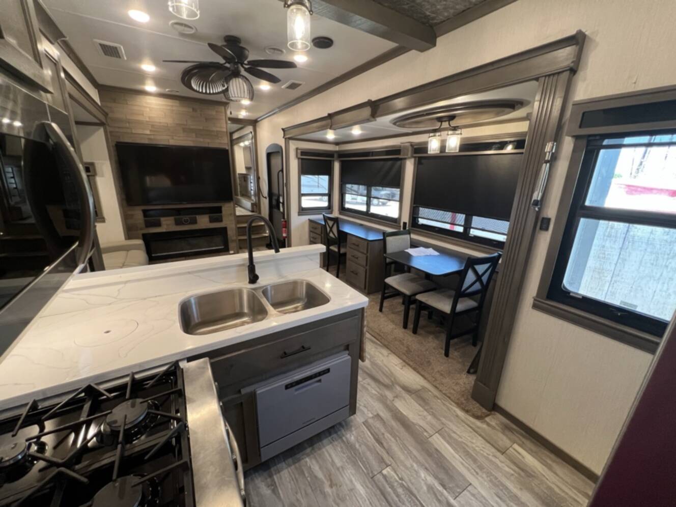 A photo of this 2021 Forest River RIVERSTONE 39RKFB