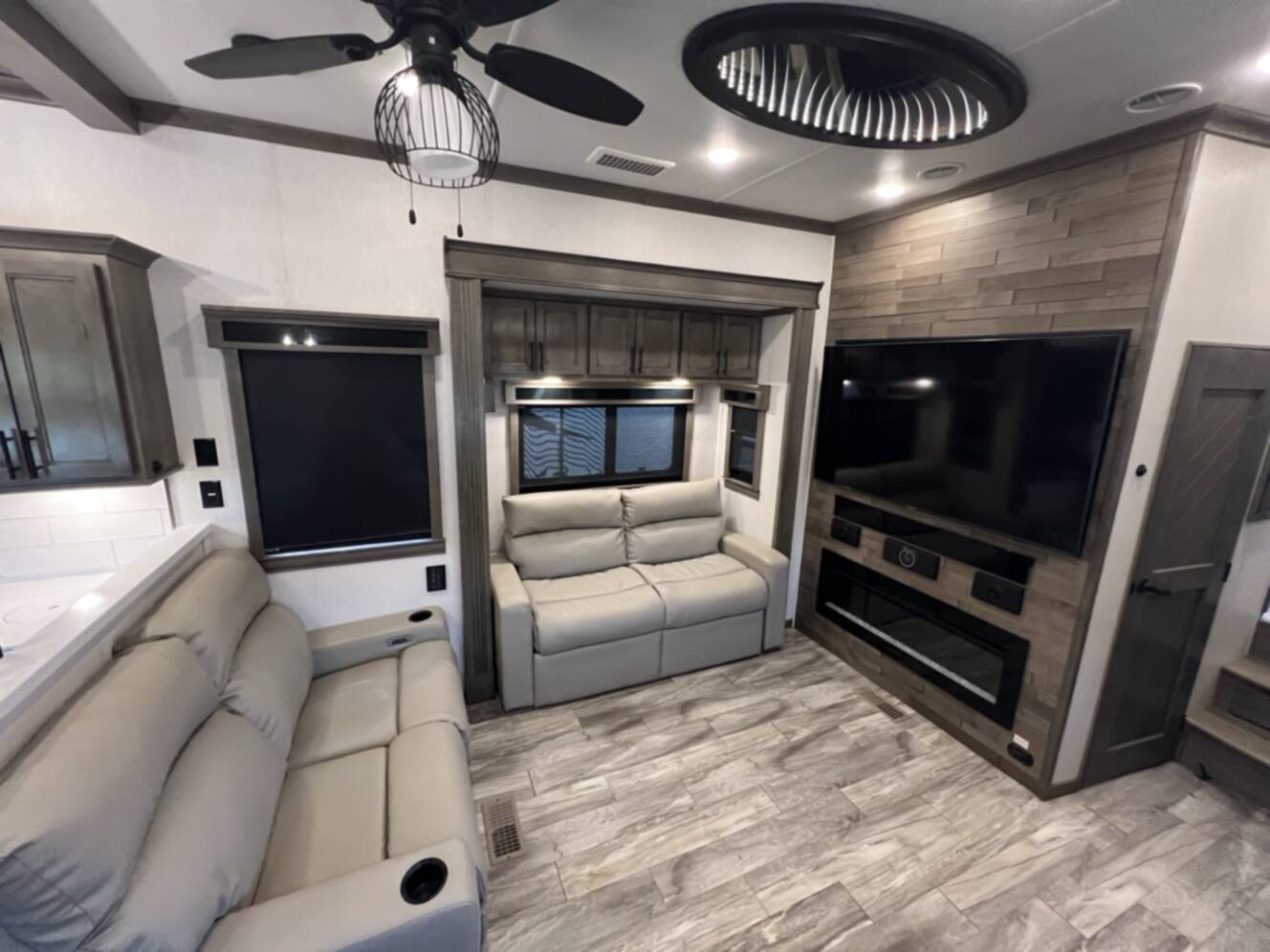A photo of this 2021 Forest River RIVERSTONE 39RKFB