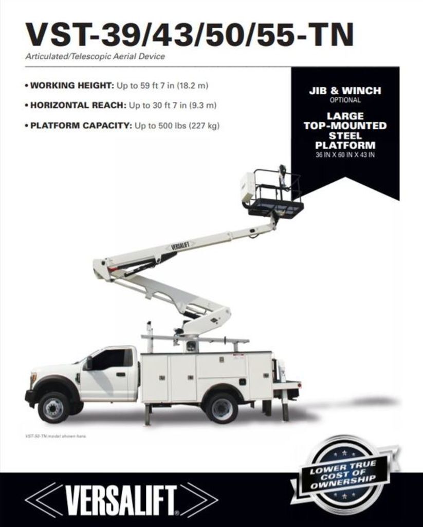 2025 Versalift VST-50-TN Bucket Truck Non-Insulated 55' Working Height in Amherst, NH