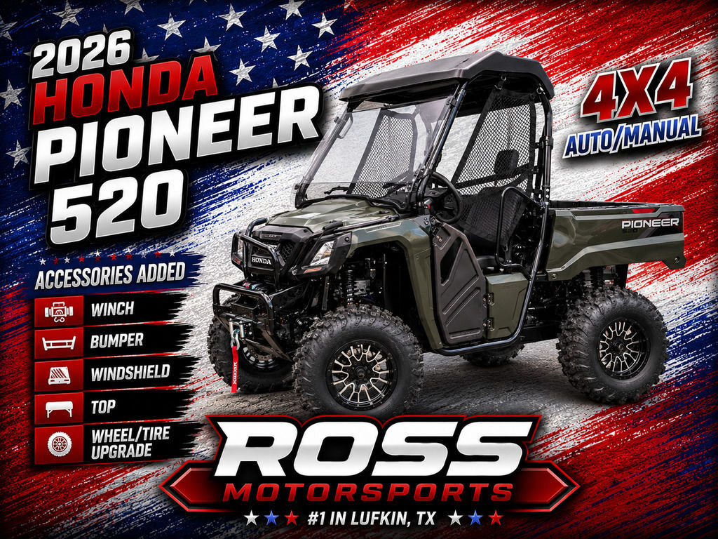 2026 Honda® Pioneer 520 UTV/Utility ATV