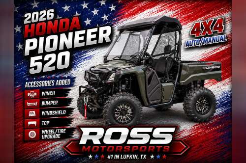 2026 Honda® Pioneer 520 BASE in lufkin TX