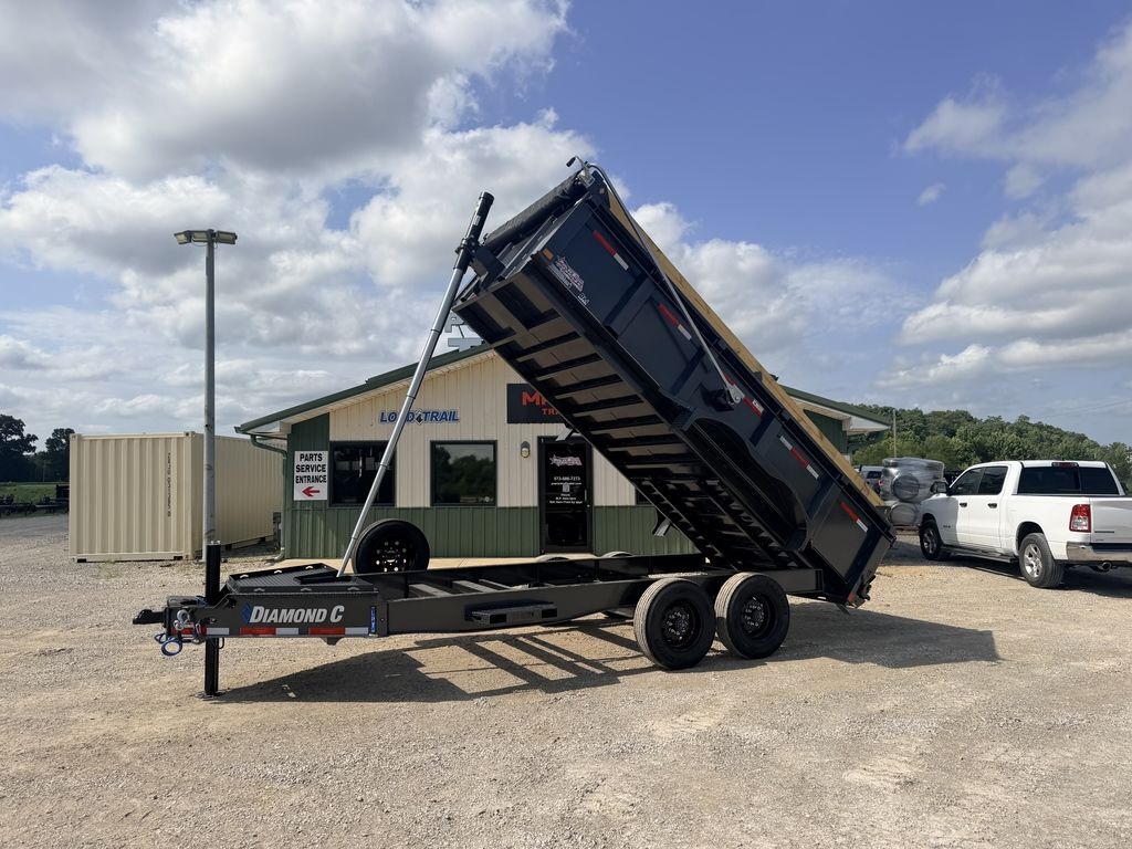 2026 Diamond C LPT210 16' x 82" Low Profile Telescopic Dump Trailer 23 in Poplar Bluff, MO