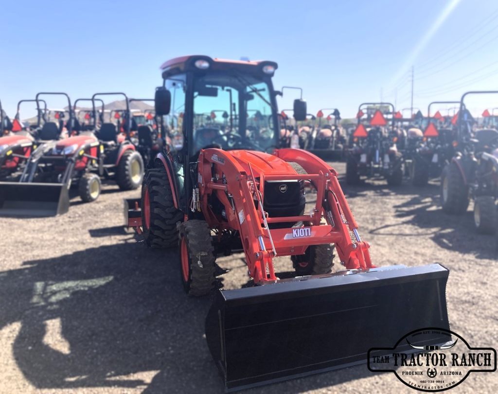 2026 KIOTI CK2620SEHC-TL CAB Tractor 26HP 4x4 w FREE Box Blade! in Phoenix, AZ