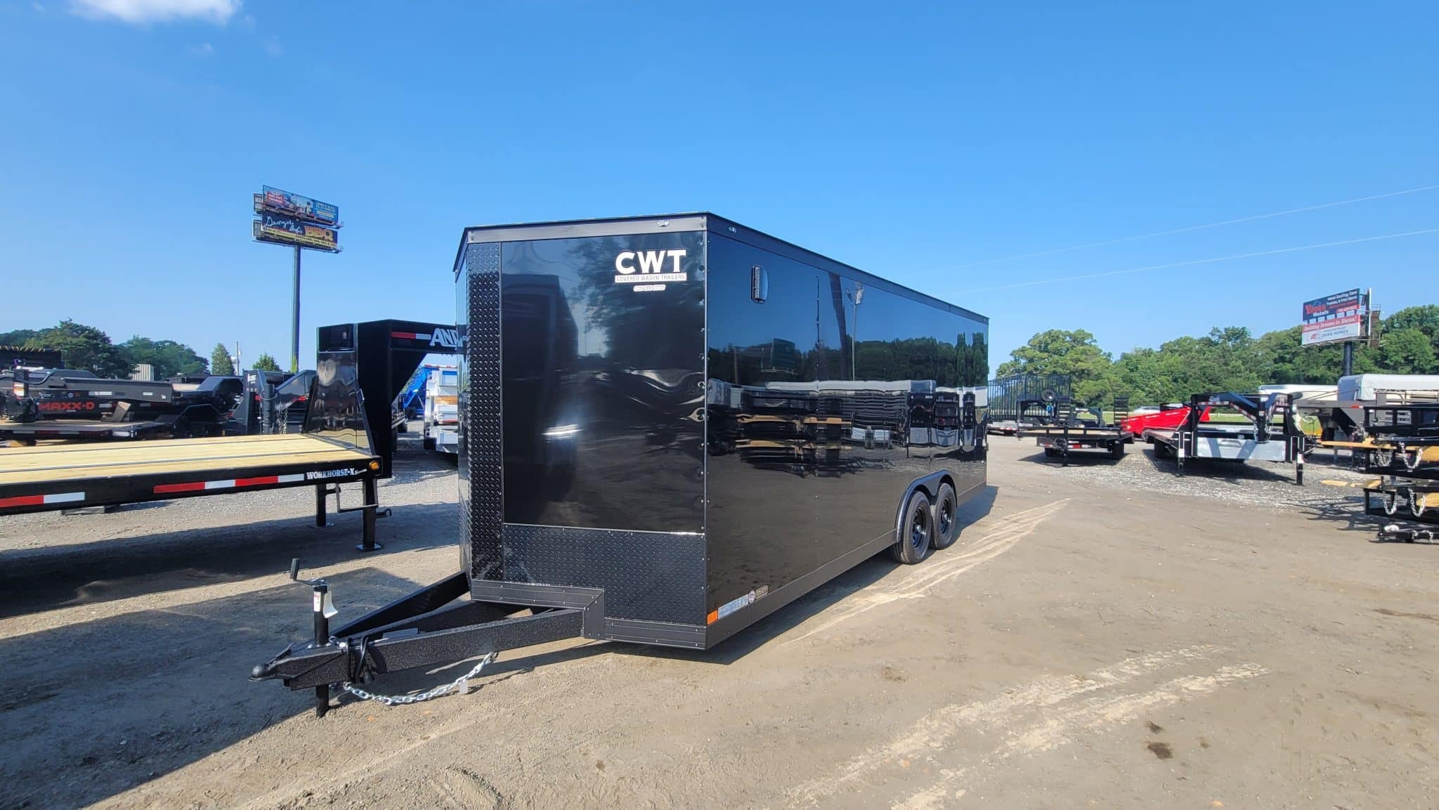 2026 Covered Wagon Trailers 8.5X20 10K Enclosed Trailer With Ramp Door Car Hauler t in Byron, GA