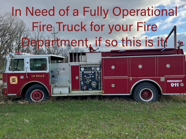 1988 PIERCE FIRE TRUCK in New Lenox, IL