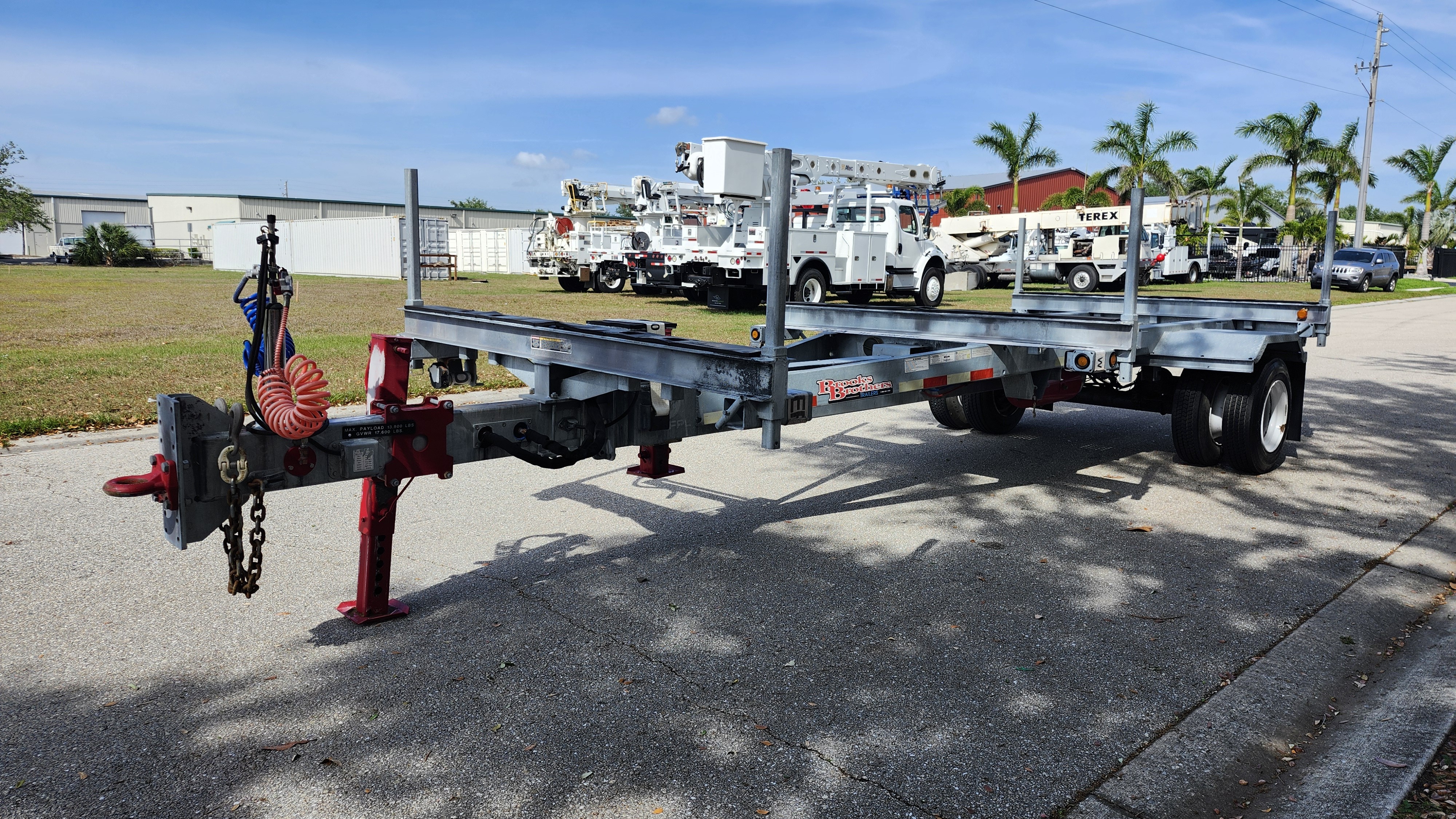 2015 BROOKS BROTHERS TRAILERS PTB-111 Galvanized Pole Trailer in Sarasota, FL