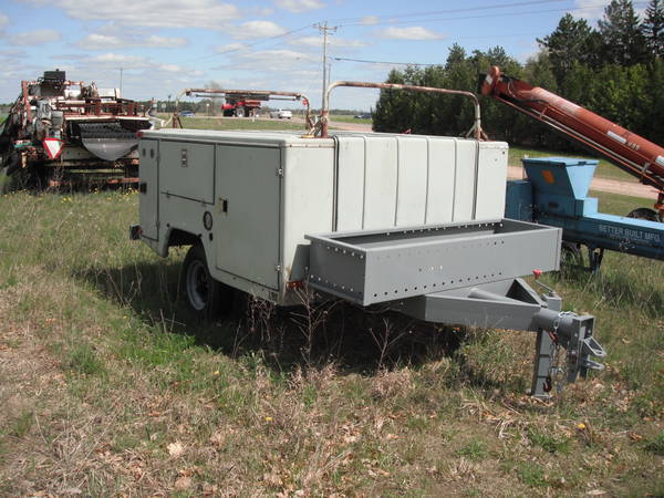 CUSTOM BUILT Enclosed Parts Trailer in Plover, WI