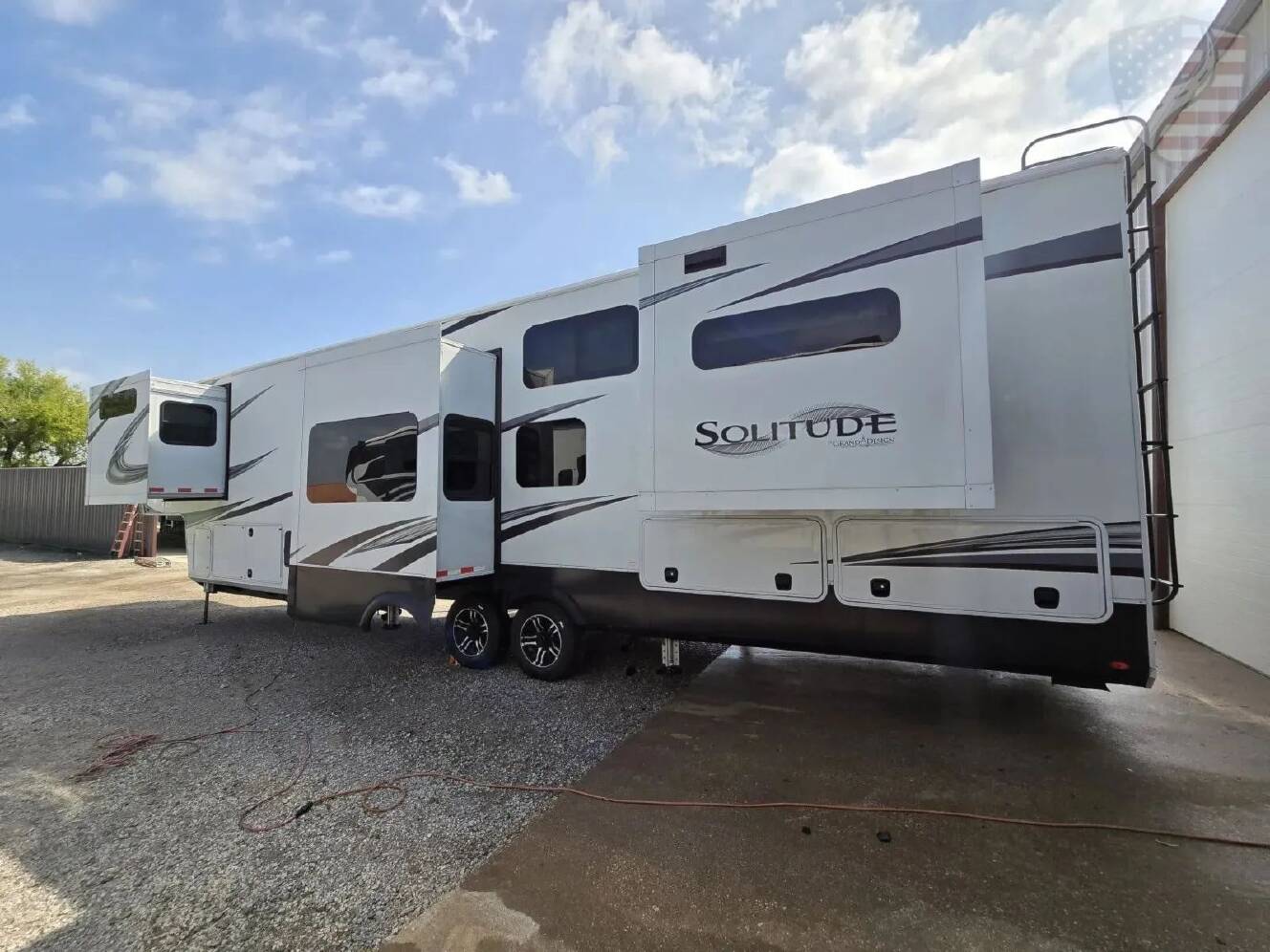 A photo of this 2021 Grand Design Solitude 390RK-R