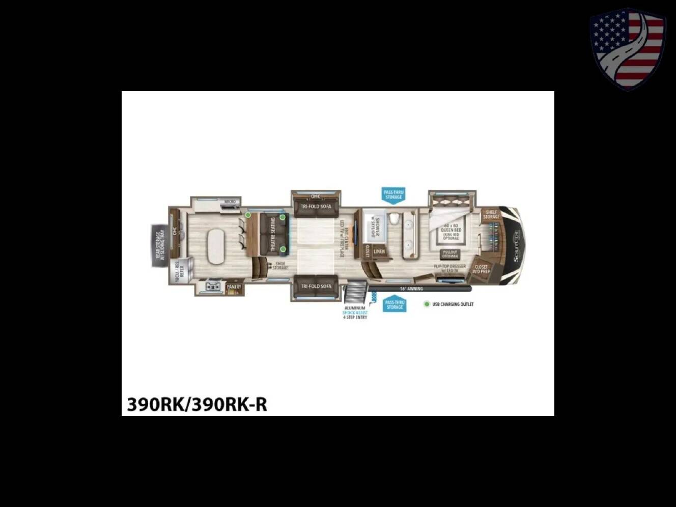 A photo of this 2021 Grand Design Solitude 390RK-R