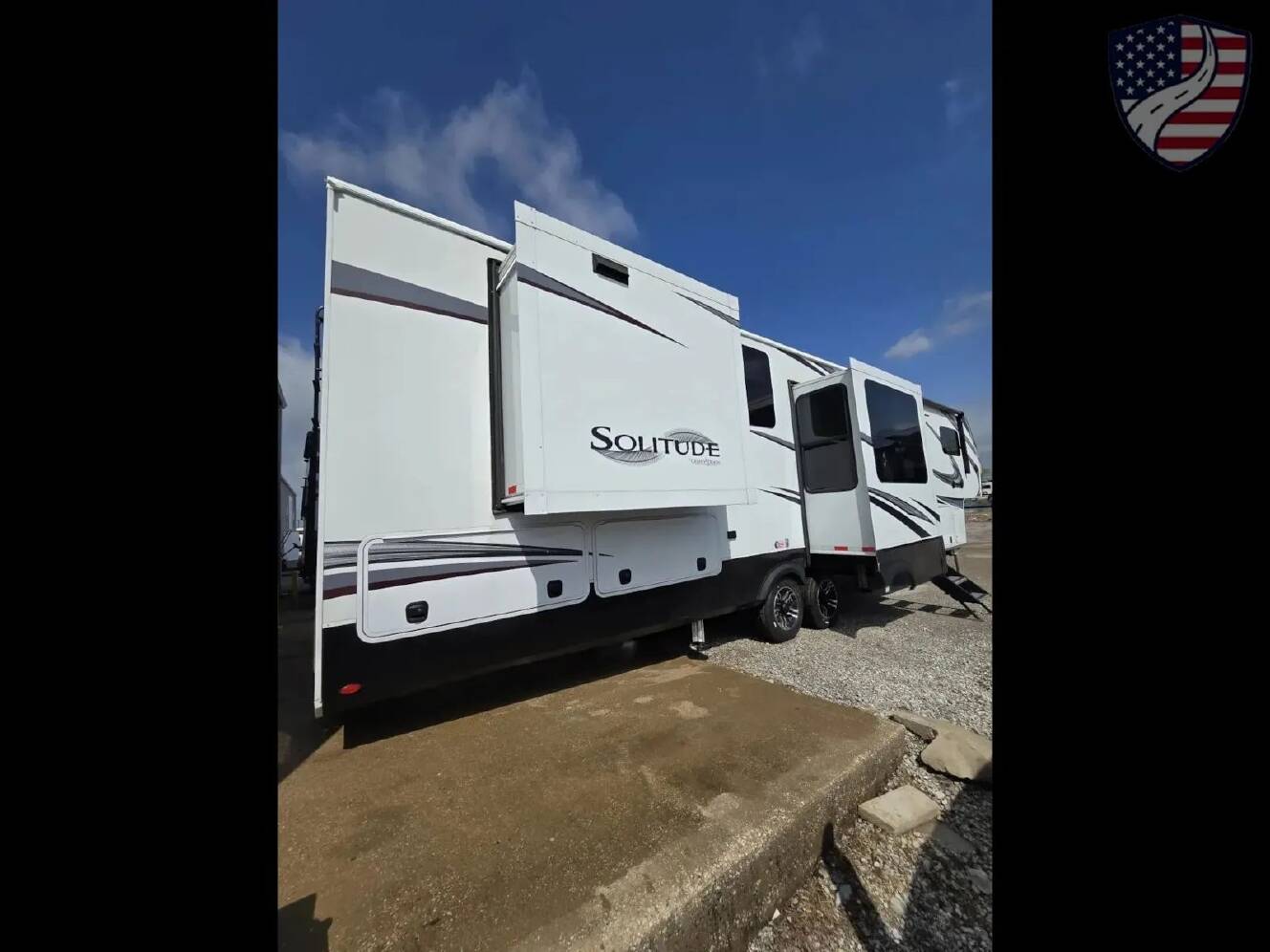 A photo of this 2021 Grand Design Solitude 390RK-R