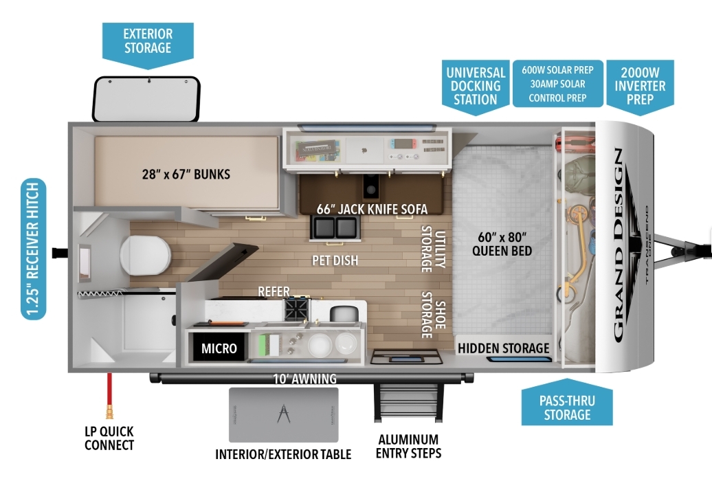 2027 Grand Design TRANSCEND-ONE 151BH in west chester PA