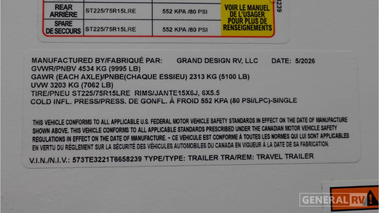 A photo of this 2026 Grand Design IMAGINE 2700BS