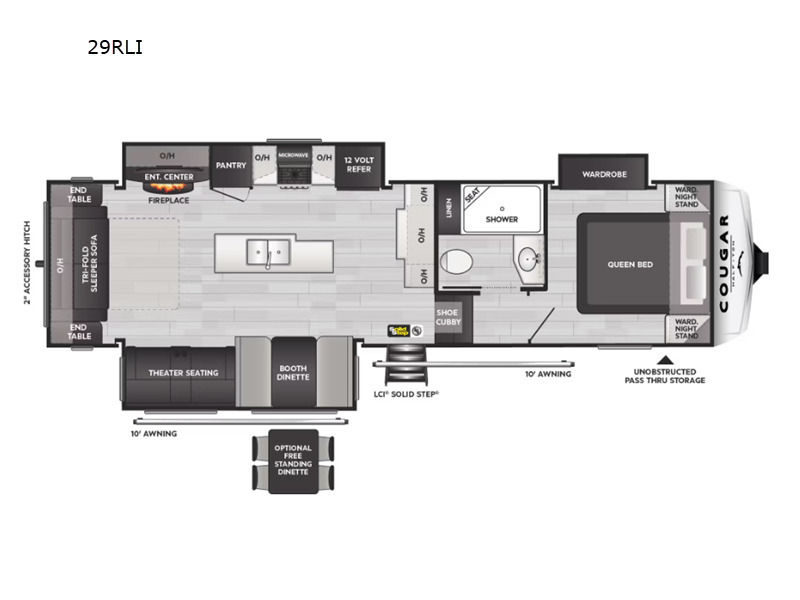 2025 Keystone Rv Cougar Half-Ton 29RLI in amarillo TX