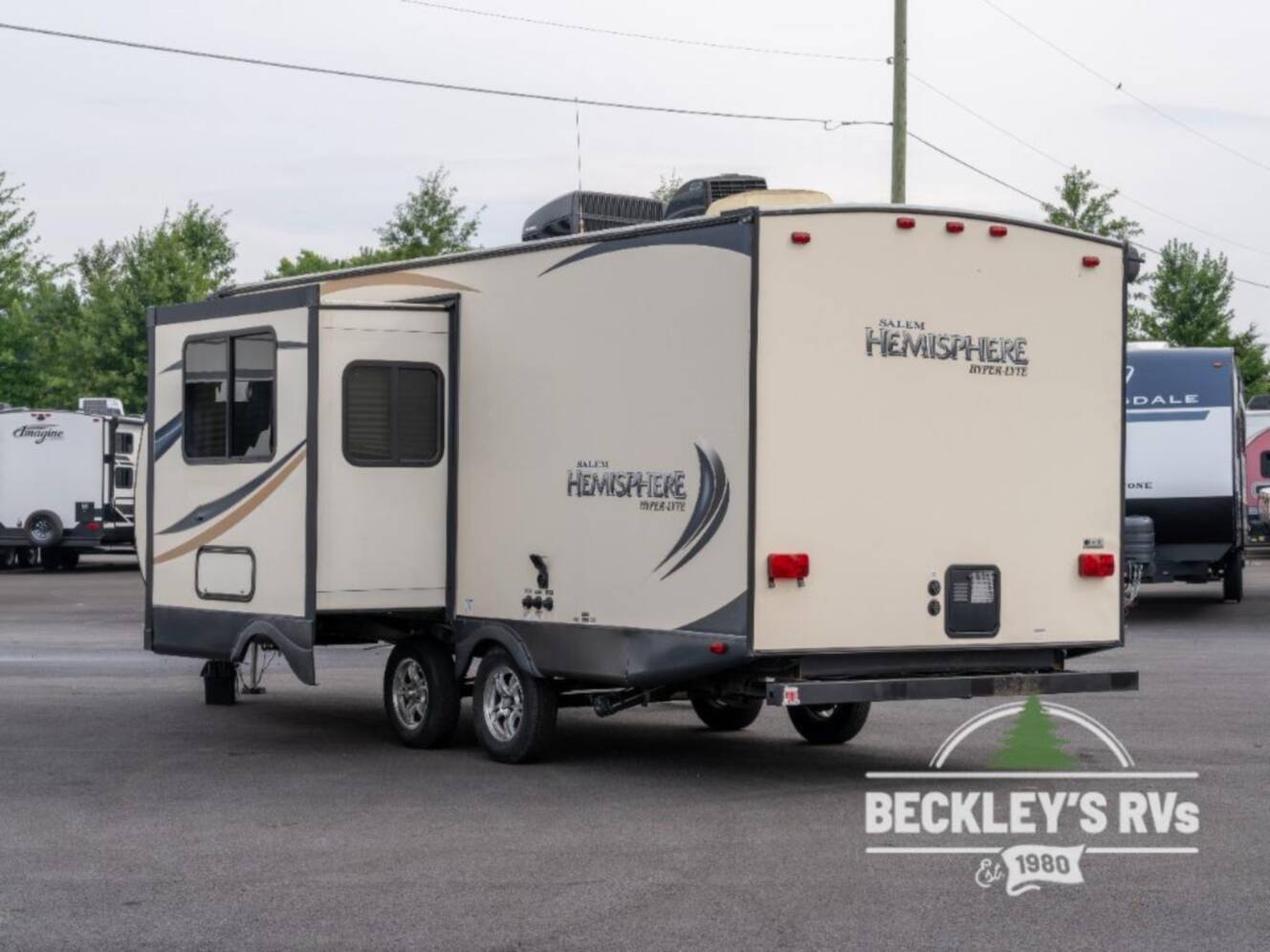 A photo of this 2016 Forest River Rv Salem Hemisphere Hyper-Lyte 24BHHL