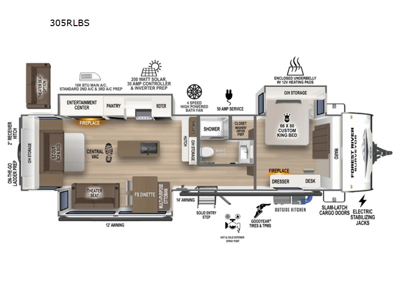 2027 Forest River Rv Grand Surveyor 305RLBS in myrtle beach SC