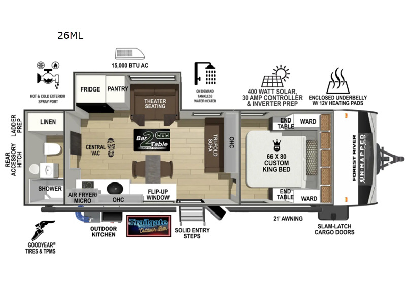 2027 Forest River Rv Un-Mapped 26ML in sterling heights MI