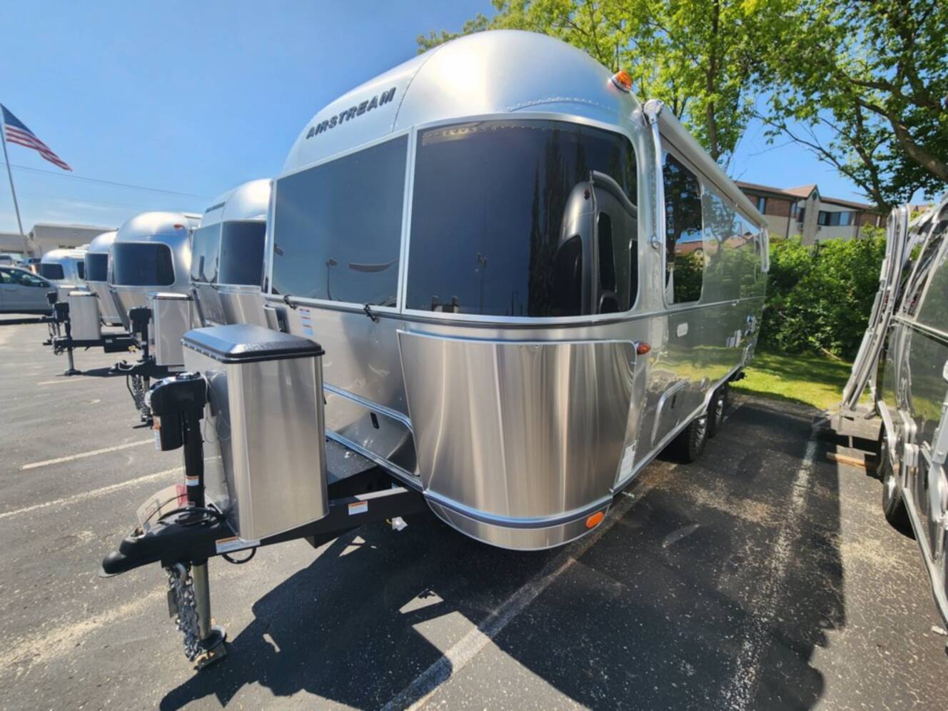 A photo of this 2026 Airstream Trade Wind 23FB Twin