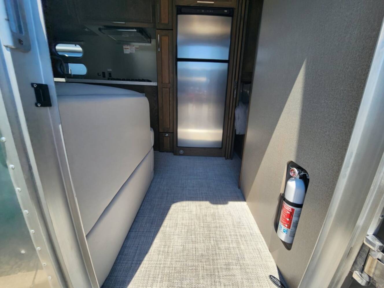 A photo of this 2026 Airstream Classic 33FB Twin