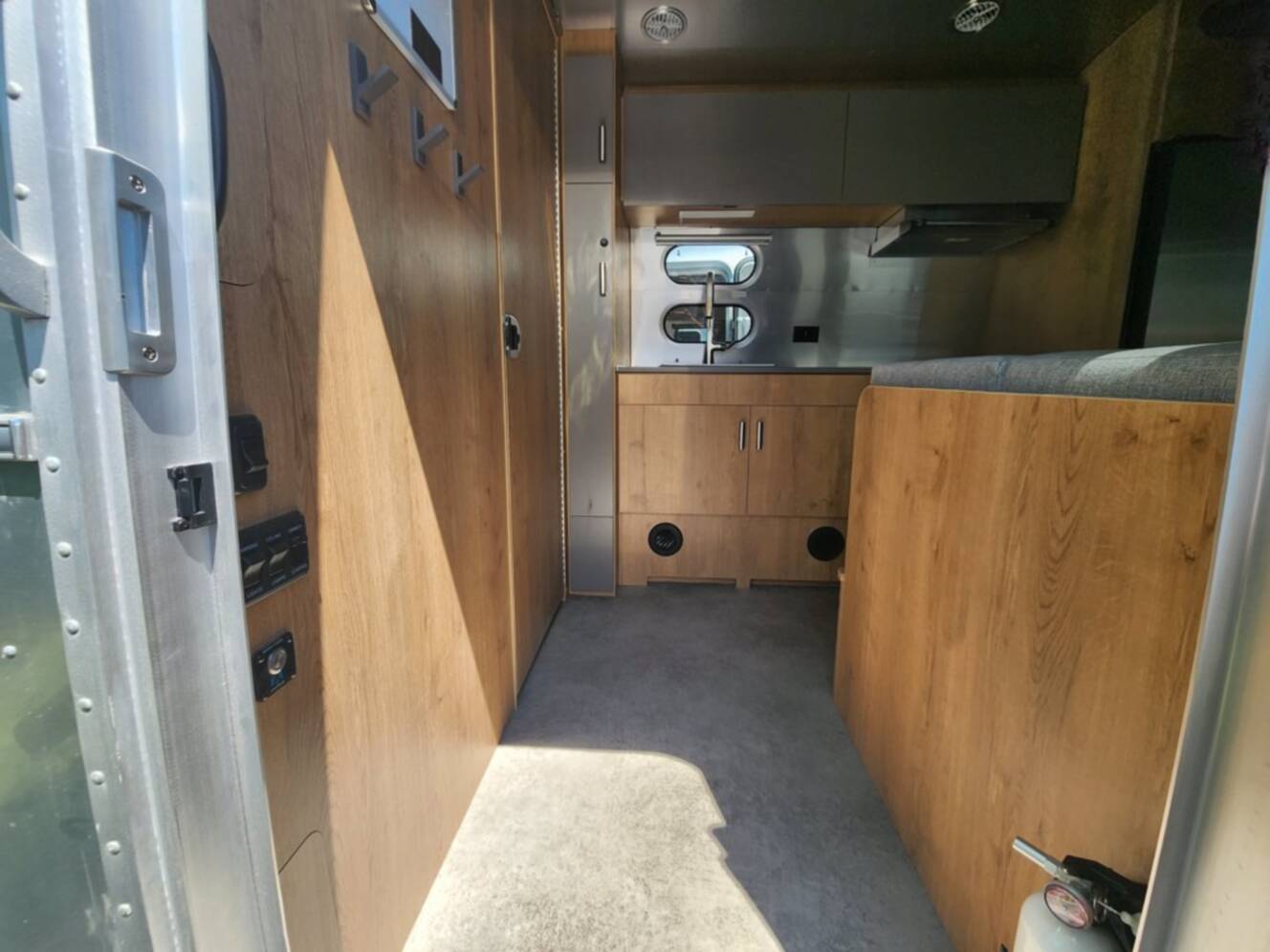 A photo of this 2026 Airstream Trade Wind 23FB Twin