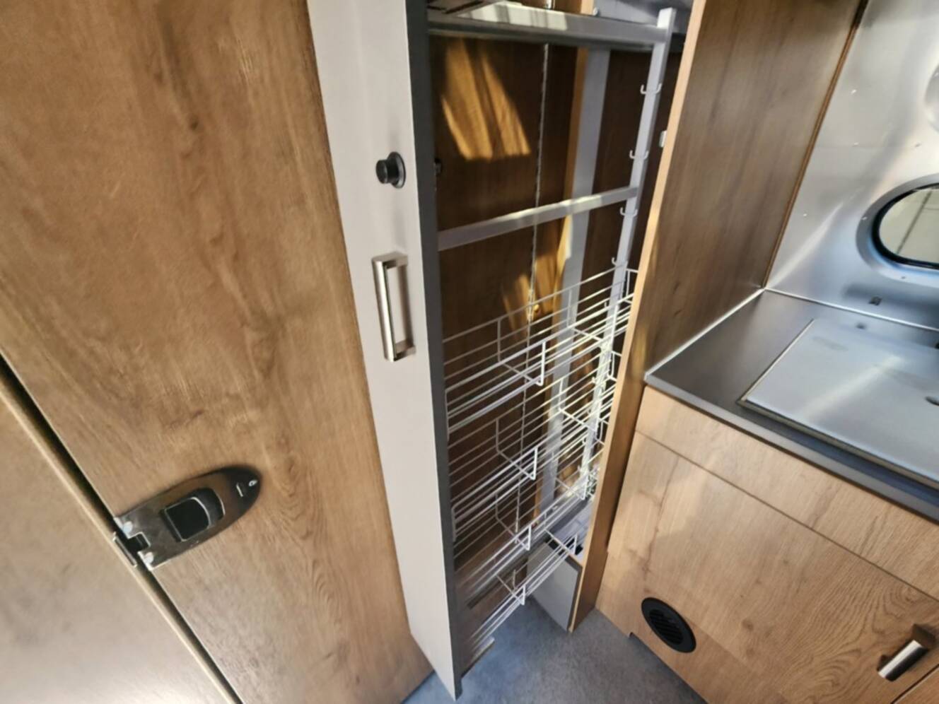 A photo of this 2026 Airstream Trade Wind 23FB Twin