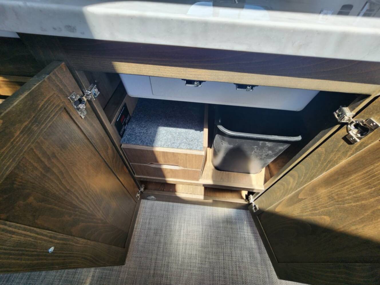 A photo of this 2026 Airstream Classic 33FB Twin