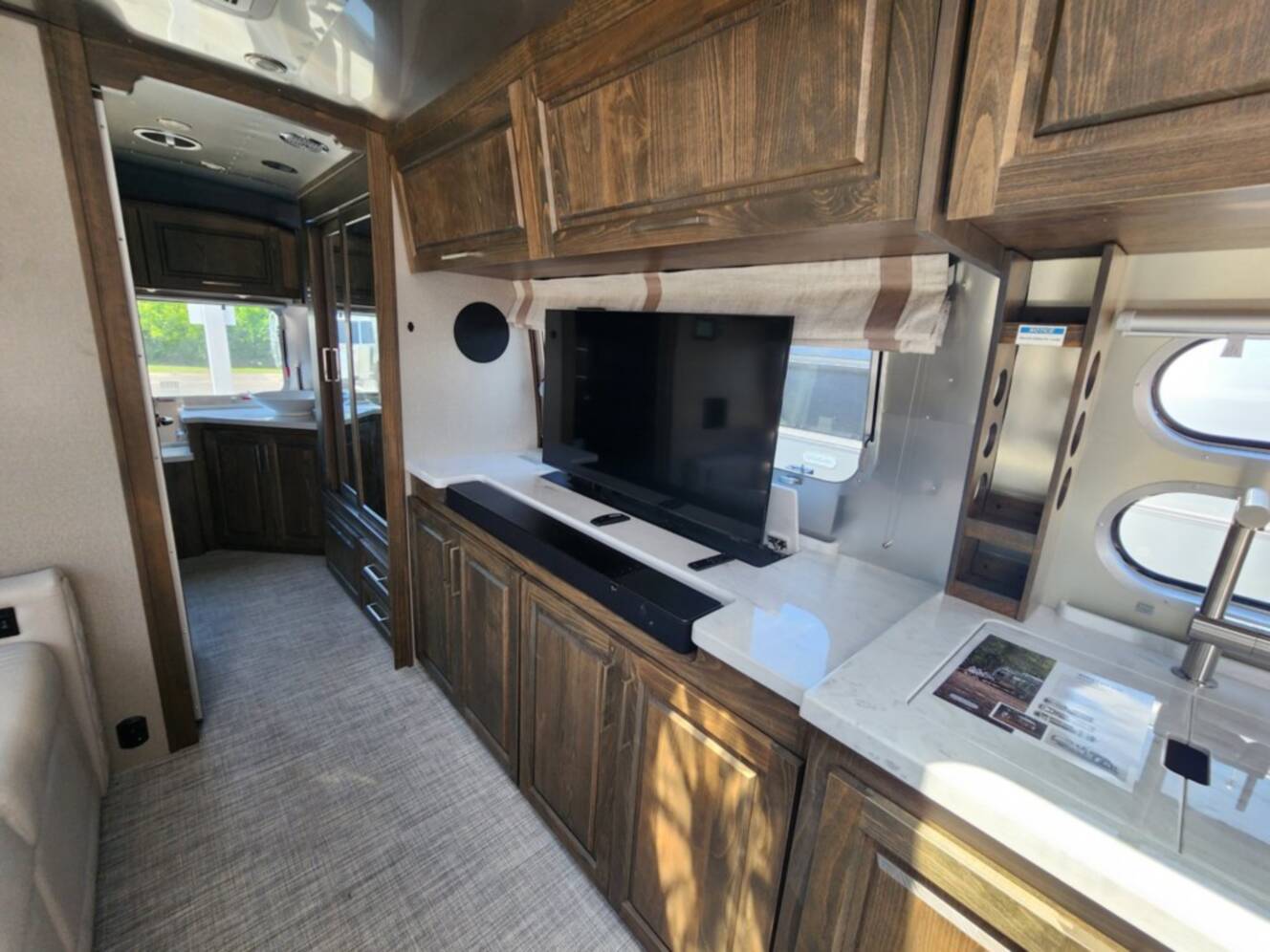 A photo of this 2026 Airstream Classic 33FB Twin
