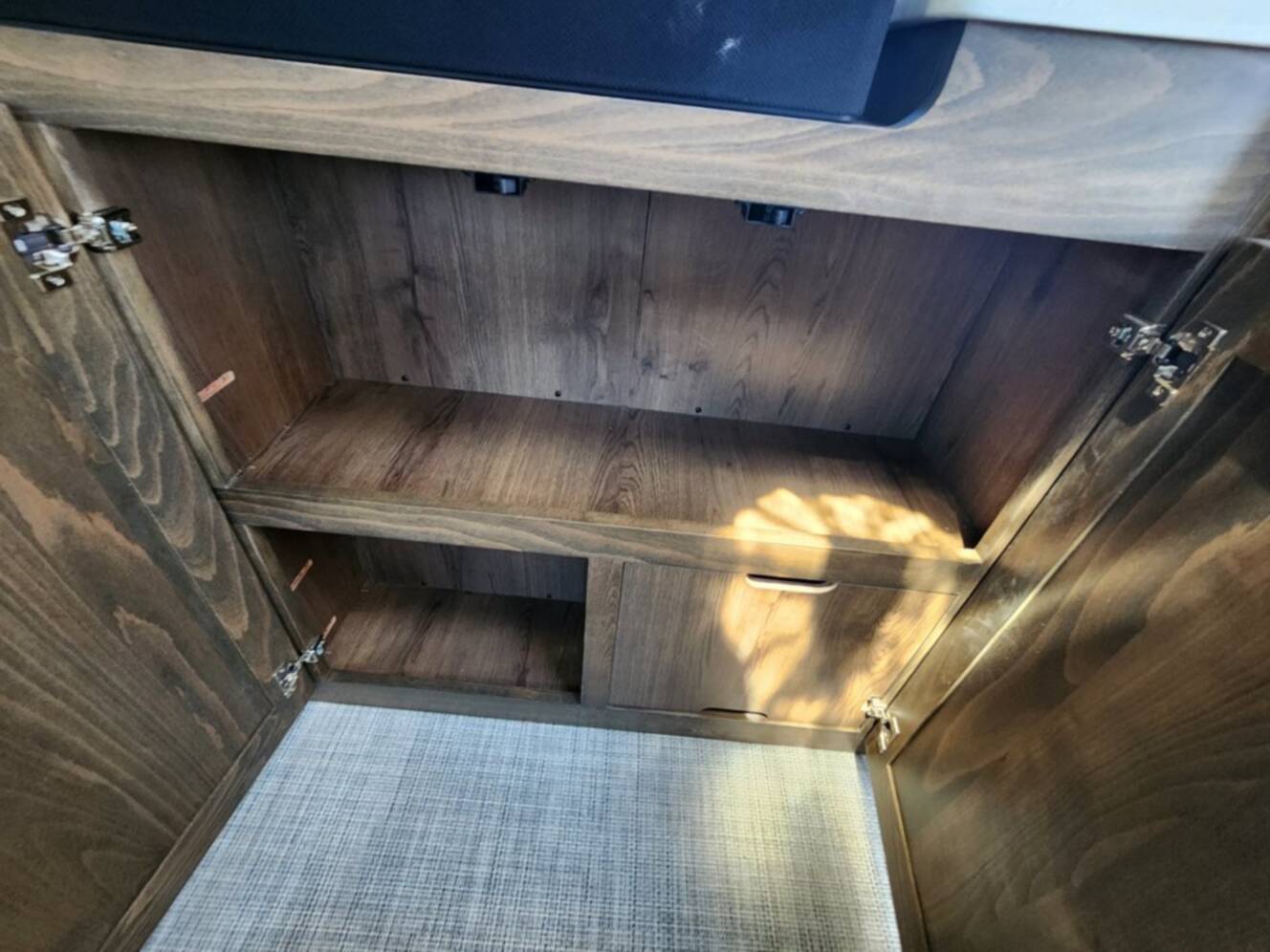 A photo of this 2026 Airstream Classic 33FB Twin