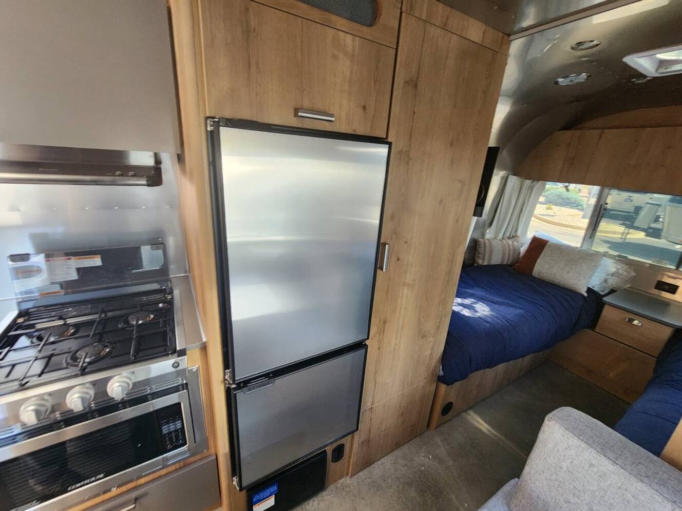 A photo of this 2026 Airstream Trade Wind 23FB Twin