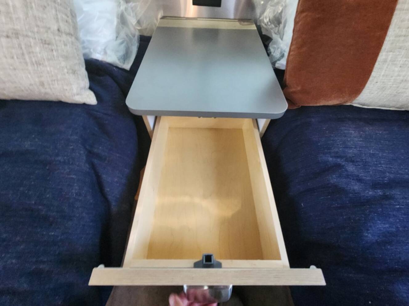 A photo of this 2026 Airstream Trade Wind 23FB Twin
