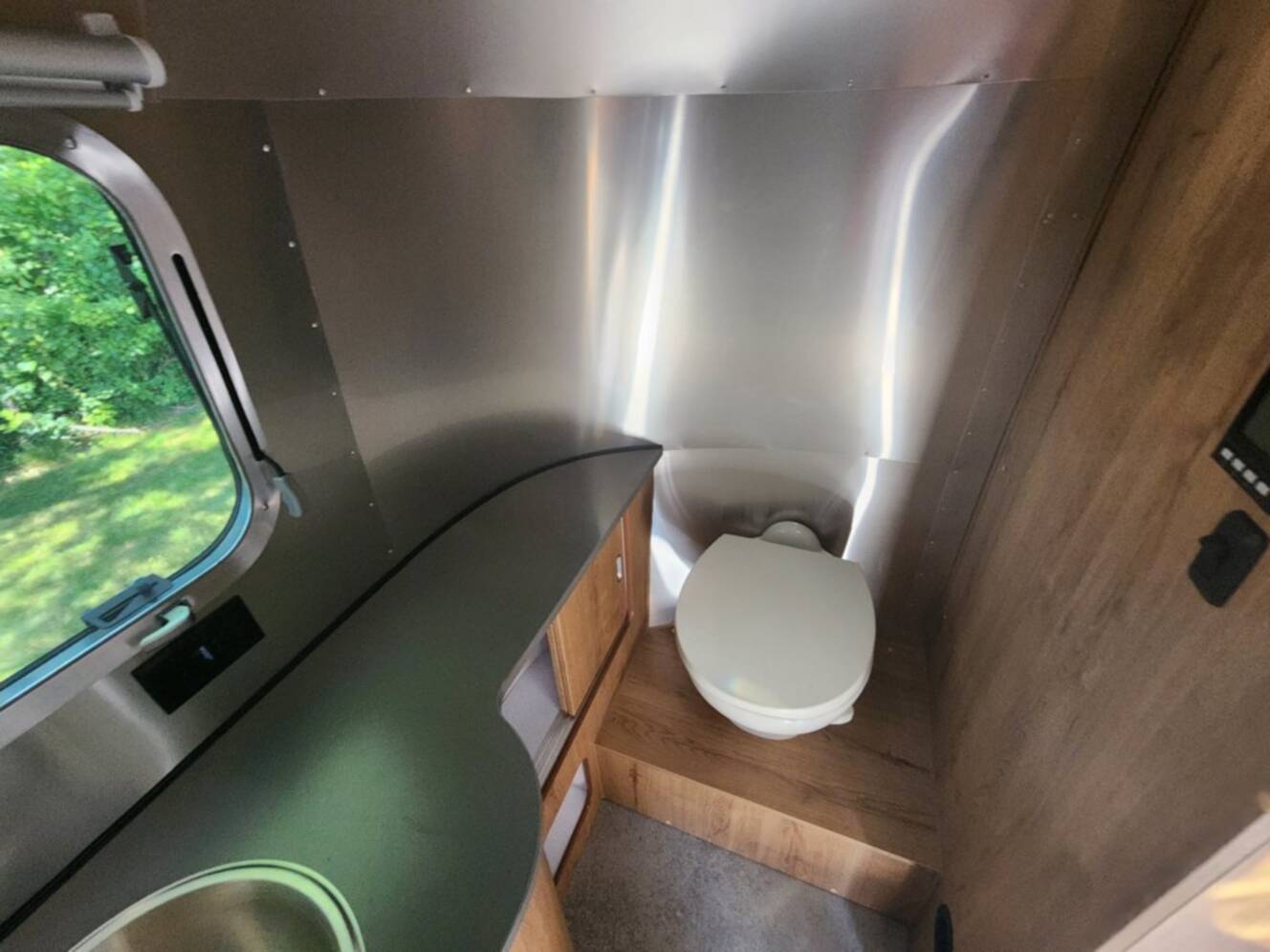 A photo of this 2026 Airstream Trade Wind 23FB Twin