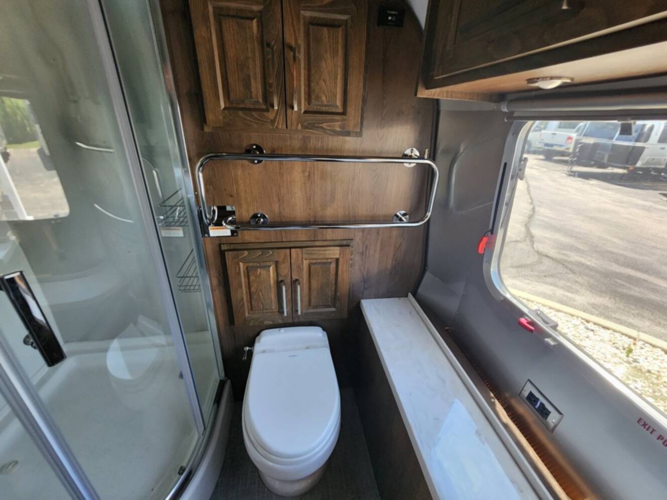 A photo of this 2026 Airstream Classic 33FB Twin
