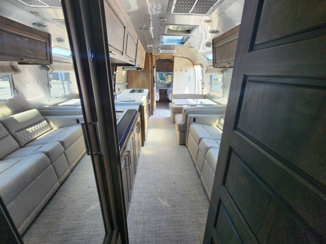 A photo of this 2026 Airstream Classic 33FB Twin