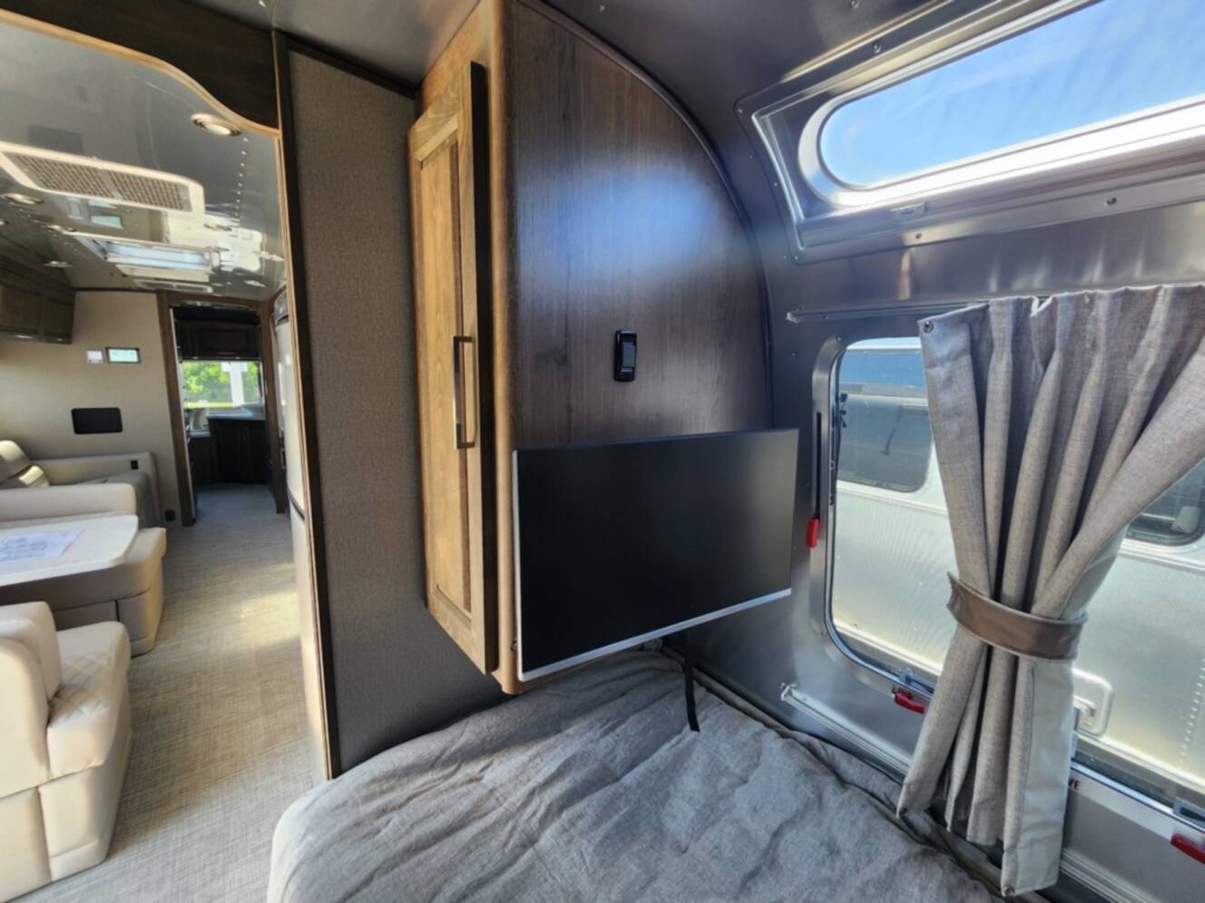 A photo of this 2026 Airstream Classic 33FB Twin