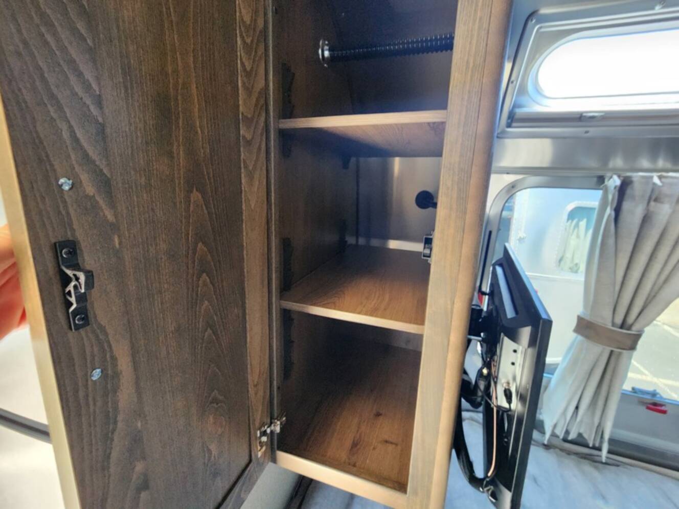 A photo of this 2026 Airstream Classic 33FB Twin