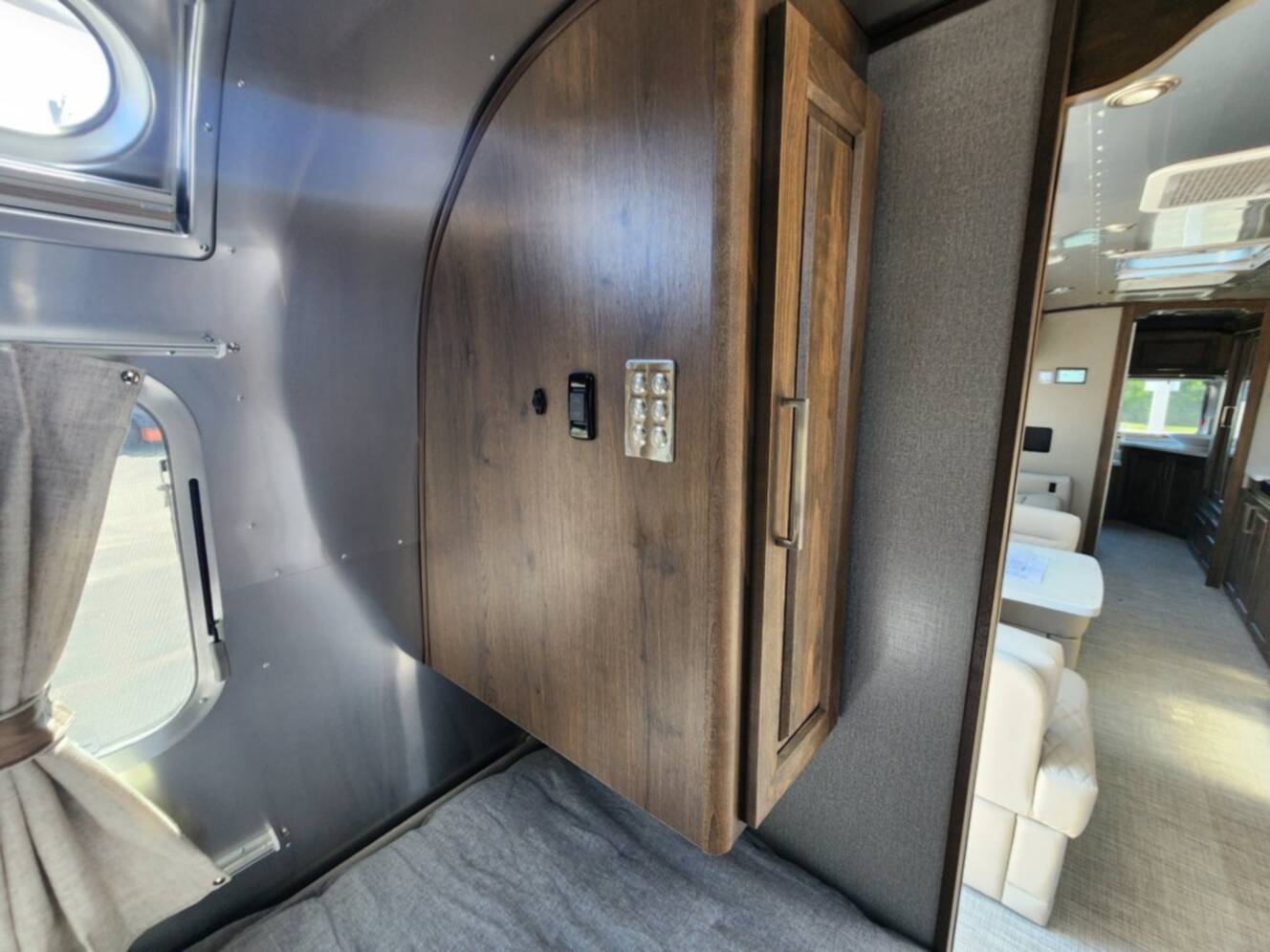 A photo of this 2026 Airstream Classic 33FB Twin