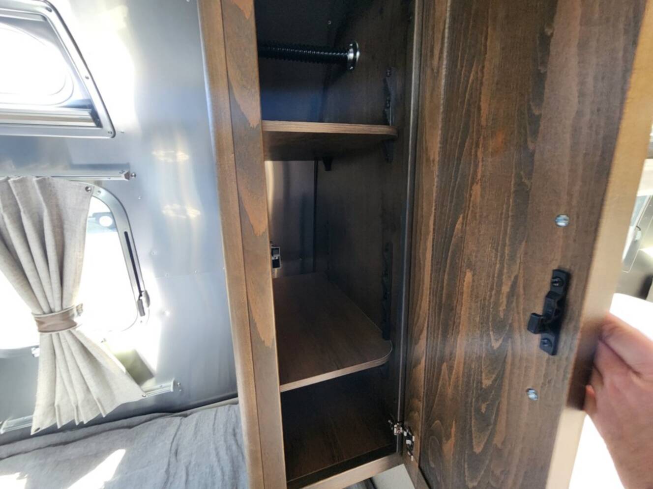 A photo of this 2026 Airstream Classic 33FB Twin