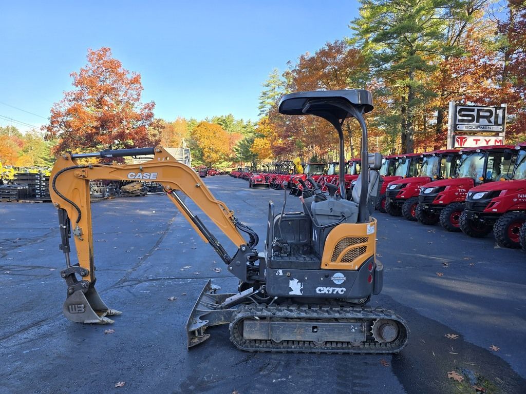 2018 Case CX17C Zero Tail Swing Excavator w/16.8 HP, 3.9k lbs in Loudon, NH